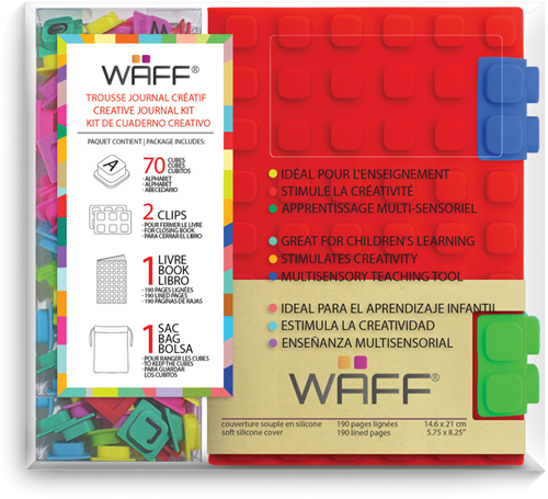 Waff Creatief Dagboek Set A6 Rood