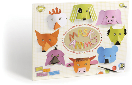 Aladine Animal Masks Set 8 pieces