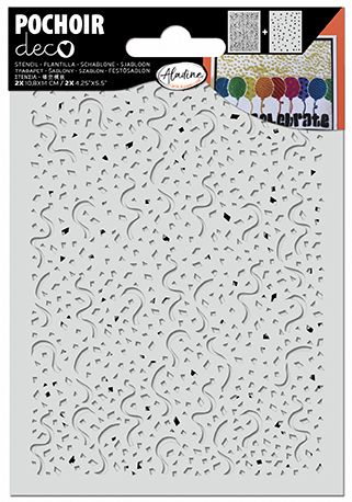 Aladine Deco Template Confetti