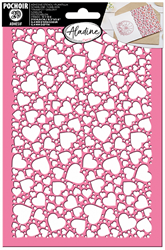 Aladine Self-adhesive 3D Template A5 Hearts