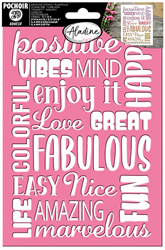 Aladine Self-Adhesive 3D Template A5 Words