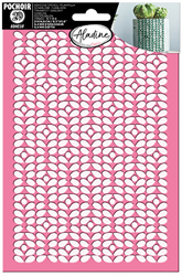 Aladine Self-Adhesive 3D Template A5 Round Patterns