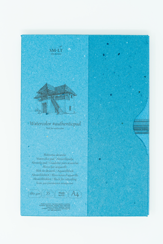 SMLT Paper folder Watercolor A4 280gr 35 sheets