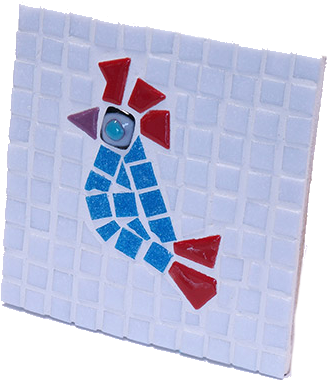 Mosaikstein Glass Eyes 15x20 mm Black 2 pieces-2