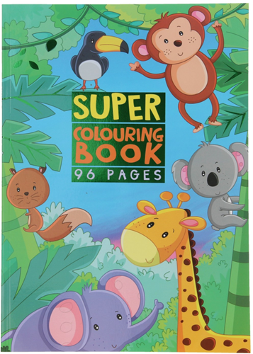 Wins Super Kleurboek A4 Safari 96 vel
