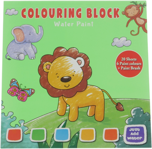 Wins Waterverfblok Dieren 20x20 cm 20 vel