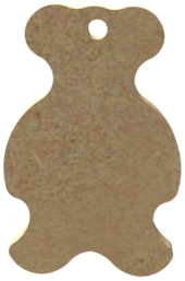 MDF Figuur Beer 5 cm 10 stuks