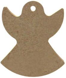 MDF Figuur Engel 5 cm 10 stuks
