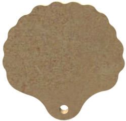 MDF Figuur Schelp 5 cm 10 stuks