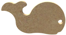 MDF Figuur Walvis 5 cm 10 stuks