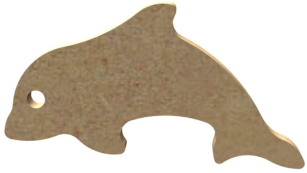 MDF Figuur Dolfijn 5 cm 10 stuks
