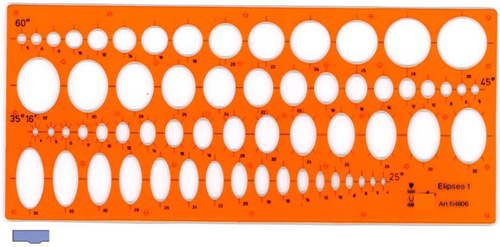 Ferrer Elipstemplate 25-60mm