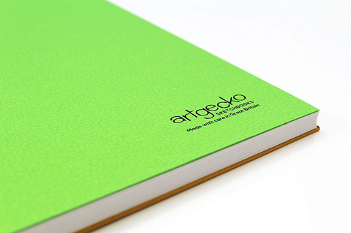 Artgecko Flashy Spiral Sketchbook A4 Portrait 150gr 40 sheets White Yellow Cover-3