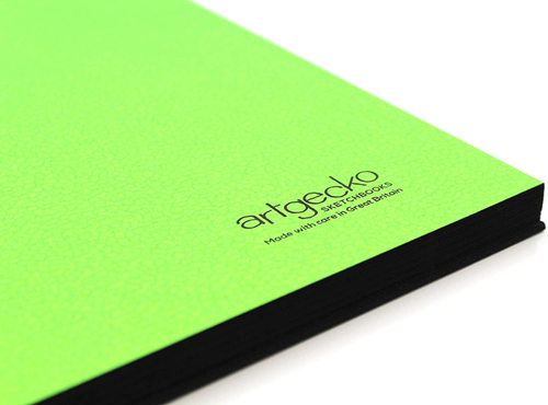 Artgecko Shady Spiraal Schetsboek A4 Portret 200gr 40 vel Zwart-3