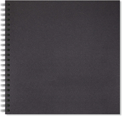 Artgecko Shady Spiraal Schetsboek 30x30 cm 200gr 40 vel Zwart