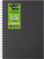 Artgecko Shady Spiral Sketchbook A4 Portrait 220gr 35 sheets Brown