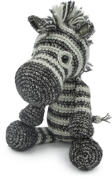 Hardicraft Haakpakket Dirk de Zebra 25 cm
