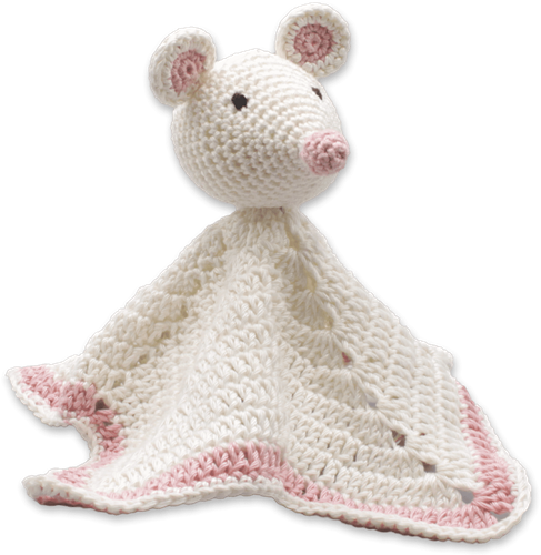 Hardicraft Haakpakket Knuffeldoekje Muis 28 cm