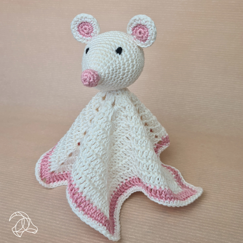 Hardicraft Haakpakket Knuffeldoekje Muis 28 cm-2