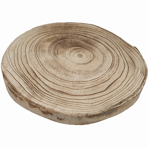 Houten Boomstam Schijf 25 cm Gebrand