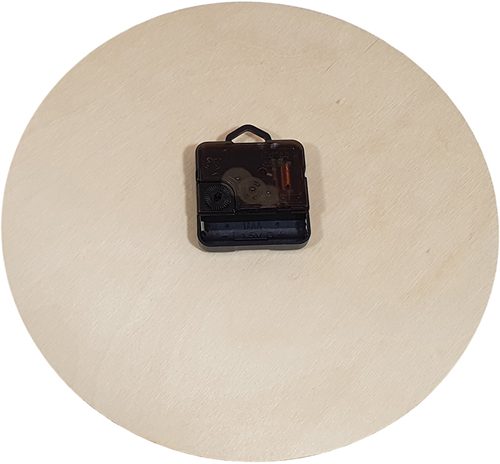 Houten Klok met Los Uurwerk 25 cm-2