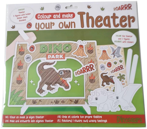 Construction set Make Your Own Theater 30.5x27.7 cm Dinosaur