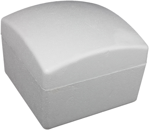 Styropor Doos Vierkant 13,5x13,5x8 cm