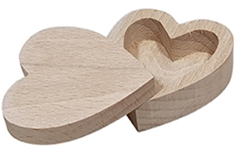 Harten Kistje met Draaideksel 5,5x5,5x2,7 cm-2