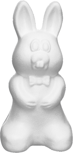 Styropor Paashaas 26x12 cm