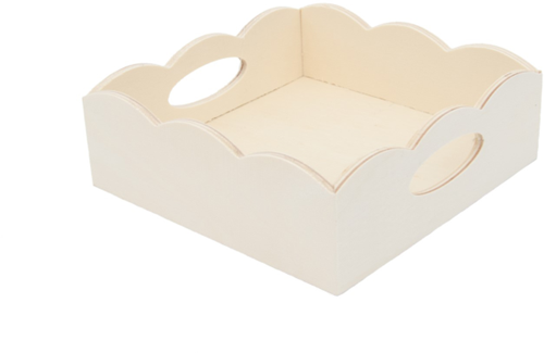 Houten Brood Mandje 19x19x7 cm