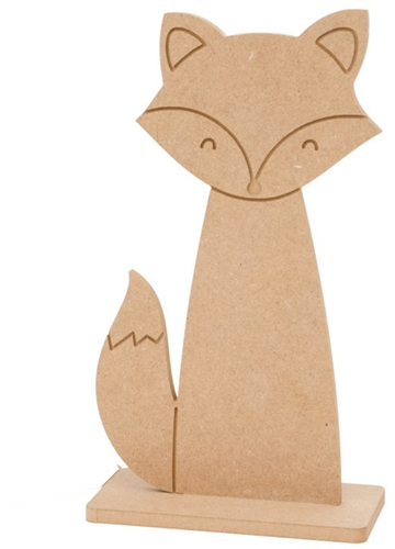 MDF Figuur Vos 38 cm