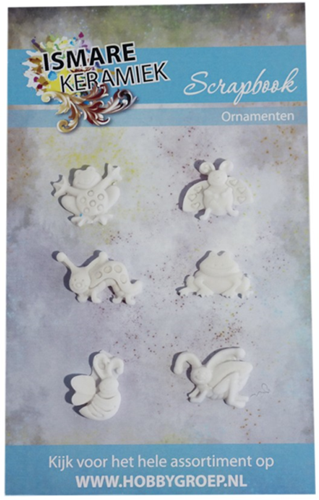 Scrapbook ornaments insekten