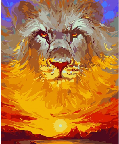 Wizardi Painting by Numbers Narnia 40x50 cm