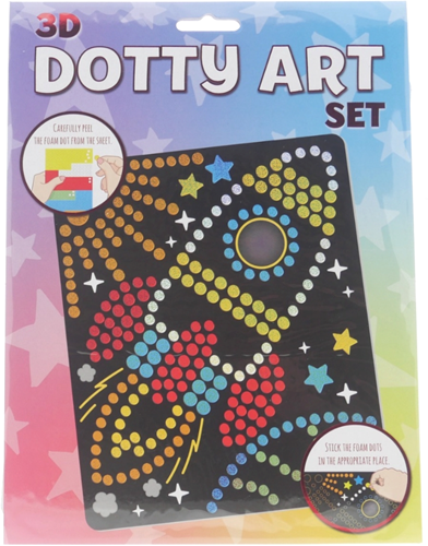Wins 3D Dotty Art Set Raket