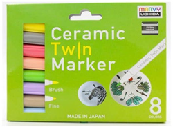 Marvy Uchida Keramiek Twin Marker Set Pastel 8 stuks