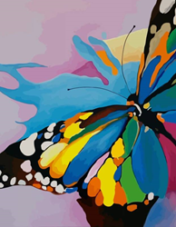 Rosa Start Paint by Number Butterfly 35x45 cm