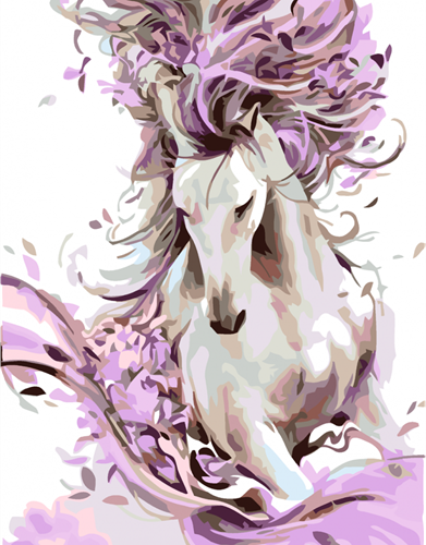 Rosa Start Paint by Number Beautiful Horse 35x45 cm