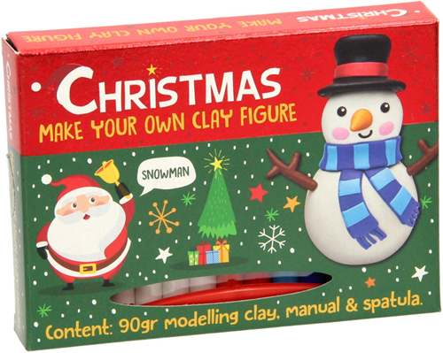 Wins Klei Figuur Set Kerst Sneeuwpop