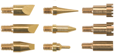 Pebaro Houtbrander Set met 9 Opzetstukken-2