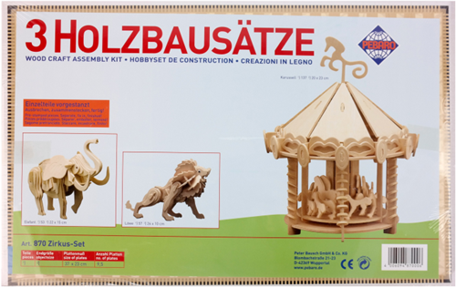 Pebaro Houten Bouwset Circus