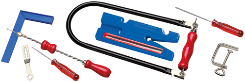 Pebaro Houten Figuurzaag Set Koffer 15-delig-3