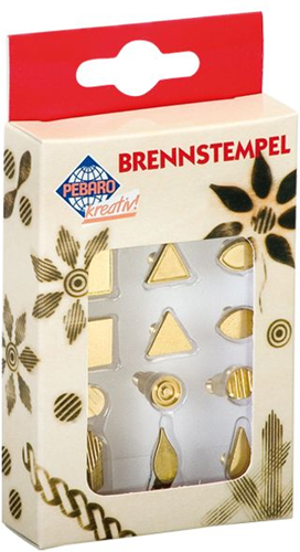 Pebaro Brandstempels Geometrisch 12 stuks
