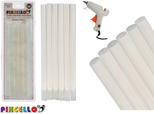 Pincello Lijmpistool Vullingen Maxi 6 stuks