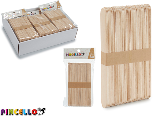 Pincello IJsstokjes 15x1,6 cm 50 stuks