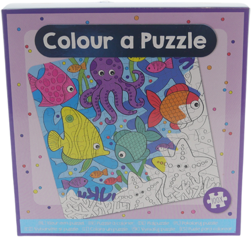 Wins Mini Puzzel Kleuren Onderwater