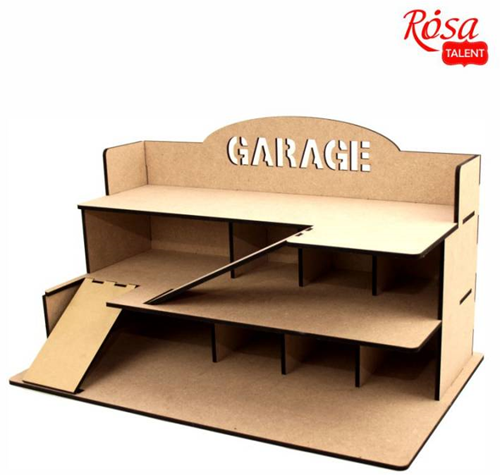 Rosa Garage DIY Set Three Floors 35.5x57x33 cm