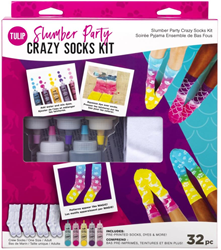 Tulip One Step Tie-Dye Slumber Party Crazy Socks