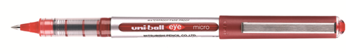 Uni Super Ink Eye Rollerpen Micro Rood 0,3 mm