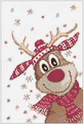 Wizardi Diamond Painting Eland vrolijke lach 20x30cm