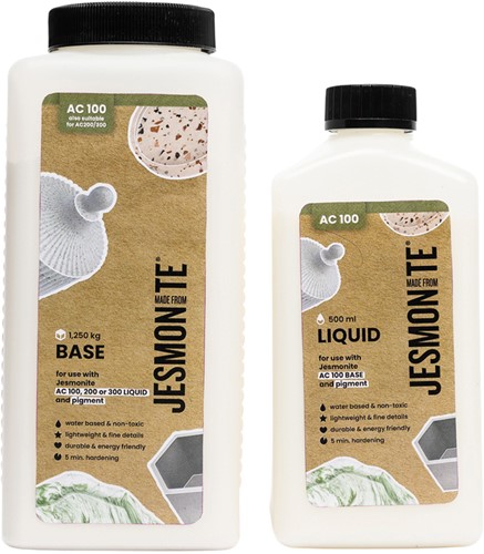 Jesmonite AC100 Box Duoset 500ml Liquid & 1250gr Base-2